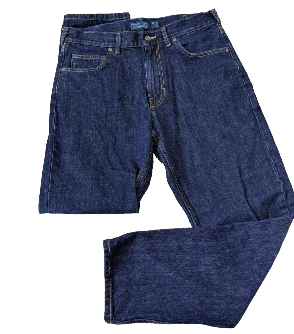Patagonia Jeans Men's 32x30 Iron Clad Denim Organic Cotton Medium‎ Wash